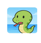 海のヘビ@SFW（個別スタンプ：13）