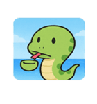 海のヘビ@SFW（個別スタンプ：14）