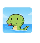 海のヘビ@SFW（個別スタンプ：16）