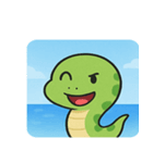 海のヘビ@SFW（個別スタンプ：17）