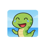 海のヘビ@SFW（個別スタンプ：21）