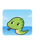 海のヘビ@SFW（個別スタンプ：24）