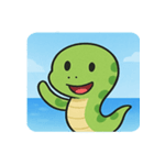 海のヘビ@SFW（個別スタンプ：25）