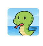 海のヘビ@SFW（個別スタンプ：29）