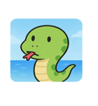 海のヘビ@SFW（個別スタンプ：31）