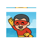 海のヒーロー@SFW（個別スタンプ：9）