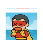 海のヒーロー@SFW（個別スタンプ：14）