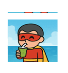 海のヒーロー@SFW（個別スタンプ：15）
