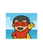 海のヒーロー@SFW（個別スタンプ：18）