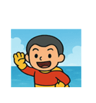 海のヒーロー@SFW（個別スタンプ：19）