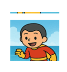 海のヒーロー@SFW（個別スタンプ：21）