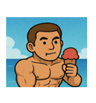 海のボディービルダー@SFW（個別スタンプ：2）