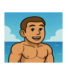 海のボディービルダー@SFW（個別スタンプ：5）