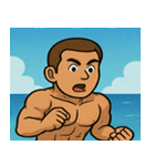 海のボディービルダー@SFW（個別スタンプ：12）