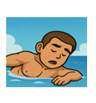 海のボディービルダー@SFW（個別スタンプ：15）