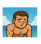 海のボディービルダー@SFW（個別スタンプ：19）