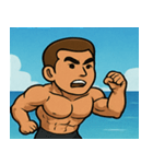 海のボディービルダー@SFW（個別スタンプ：28）