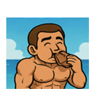 海のボディービルダー@SFW（個別スタンプ：29）