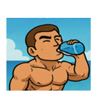 海のボディービルダー@SFW（個別スタンプ：30）