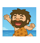 海の原始人@SFW（個別スタンプ：3）