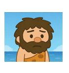 海の原始人@SFW（個別スタンプ：9）