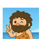 海の原始人@SFW（個別スタンプ：20）