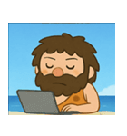 海の原始人@SFW（個別スタンプ：23）