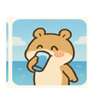 海のハムスター2@SFW（個別スタンプ：10）
