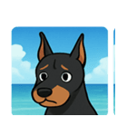 海のドーベルマン@SFW（個別スタンプ：3）