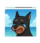 海のドーベルマン@SFW（個別スタンプ：5）