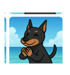 海のドーベルマン@SFW（個別スタンプ：10）