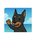海のドーベルマン@SFW（個別スタンプ：17）