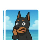 海のドーベルマン@SFW（個別スタンプ：18）