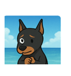 海のドーベルマン@SFW（個別スタンプ：20）