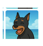 海のドーベルマン@SFW（個別スタンプ：22）