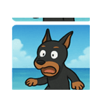 海のドーベルマン@SFW（個別スタンプ：25）