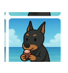 海のドーベルマン@SFW（個別スタンプ：30）