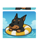 海のドーベルマン@SFW（個別スタンプ：32）