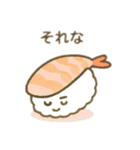 表情付きの可愛い食べ物達 日本語（個別スタンプ：3）