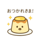 表情付きの可愛い食べ物達 日本語（個別スタンプ：15）