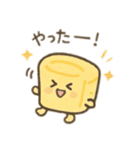 表情付きの可愛い食べ物達 日本語（個別スタンプ：26）