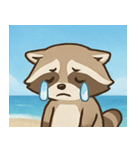 海のアライグマ@SFW（個別スタンプ：3）