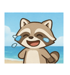 海のアライグマ@SFW（個別スタンプ：5）