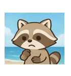 海のアライグマ@SFW（個別スタンプ：7）