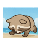 海のアライグマ@SFW（個別スタンプ：8）