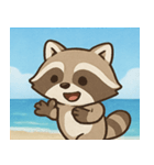 海のアライグマ@SFW（個別スタンプ：11）