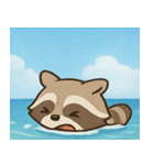 海のアライグマ@SFW（個別スタンプ：12）
