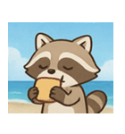 海のアライグマ@SFW（個別スタンプ：14）