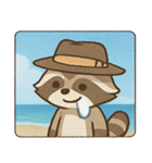 海のアライグマ@SFW（個別スタンプ：18）