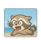 海のアライグマ@SFW（個別スタンプ：21）